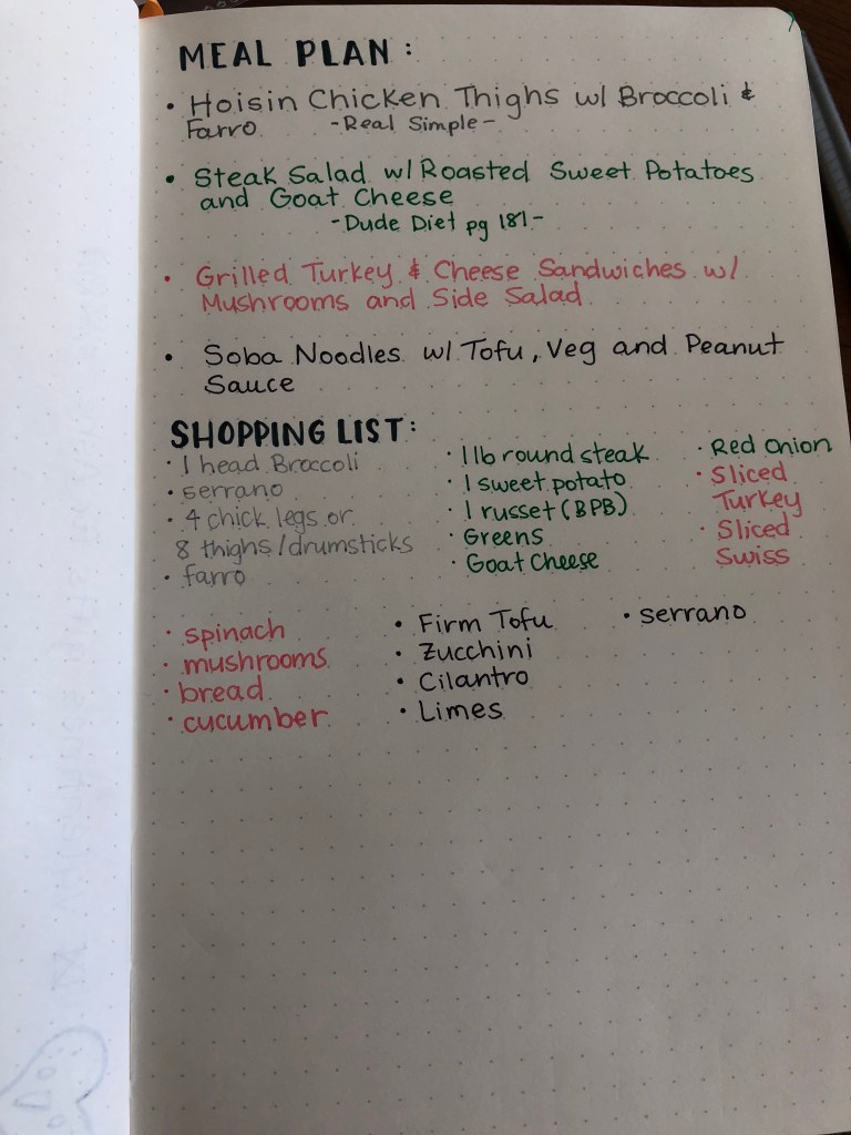 Meal Plan